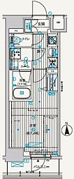 メインステージ元浅草3 1Kの間取図画像
