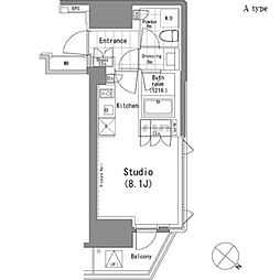 PARKHABIO青山 ワンルームの間取図画像