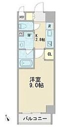 AHCレジデンス村上 1Kの間取図画像