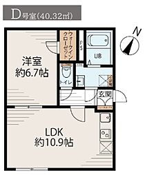 Cielstella 池袋 1LDKの間取図画像