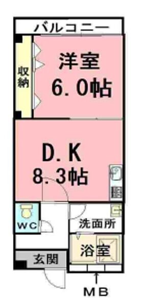 シルバーコート一条通 ｜大阪府堺市堺区一条通(賃貸マンション1DK・4階・36.00㎡)の写真 その2