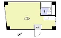 メゾン・ラヤマ ワンルームの間取図画像