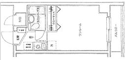 タウンビル ワンルームの間取図画像