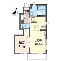 シャーメゾンオハナ国立Ａ 00102 ｜ 東京都国分寺市西町１丁目9-15（賃貸アパート1LDK・1階・35.65㎡） その2