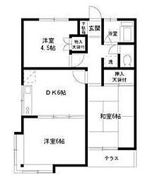 ウィスラー・ビレッジA 3DKの間取図画像