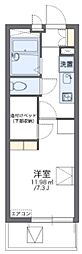 レオパレスサンクワイエット松山 1Kの間取図画像