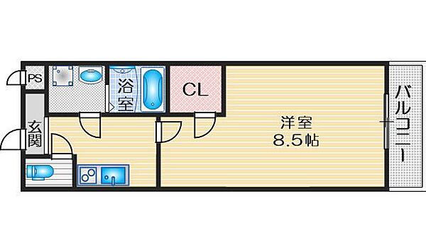 フジパレス吹田ウエストV番館 ｜大阪府吹田市内本町２丁目(賃貸アパート1K・1階・27.00㎡)の写真 その2