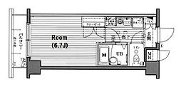 ガラ・ステージ西新宿 1Kの間取図画像