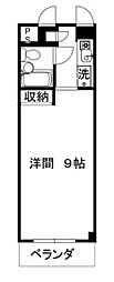 ストーク・ド・サンヒル 1Kの間取図画像