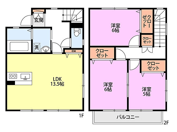 アヴォンリータウンB_間取り_0
