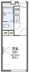 レオパレス狭山台2 1Kの間取図画像