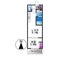 物件の間取り