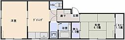 倉賀野ビル 1Kの間取図画像