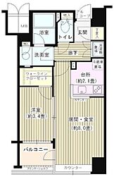 ザパームス南大塚 1LDKの間取図画像