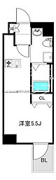 MODERNPALAZZO大濠Porto 1Kの間取図画像