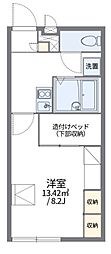 レオパレスALF 1Kの間取図画像