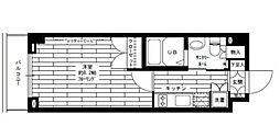 ステージグランデ宮崎台 1Kの間取図画像