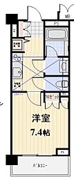 プロスペクト大森海岸 1Kの間取図画像