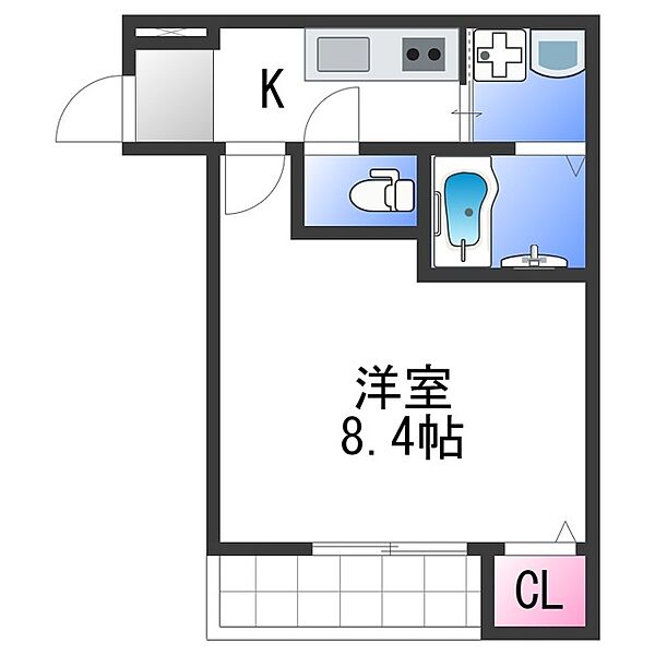 フジパレス和泉府中 ｜大阪府和泉市伯太町２丁目(賃貸アパート1K・1階・27.03㎡)の写真 その2