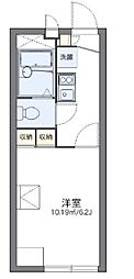 レオパレスAccess 1Kの間取図画像