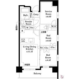 間取図画像 2SLDK