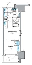 ルフォンプログレ秋葉原EAST 1DKの間取図画像
