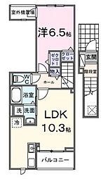 シュティル 1LDKの間取図画像