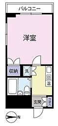 吉祥ビル 1Kの間取図画像