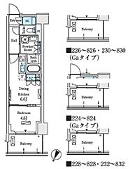 物件の間取り