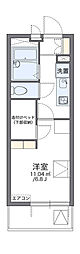 レオパレス南大和田 1Kの間取図画像