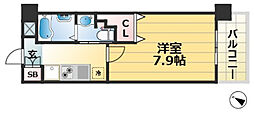 OTOWA神戸元町 1Kの間取図画像