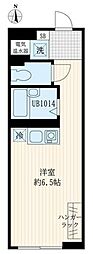 LiveFlat蓮沼 ワンルームの間取図画像
