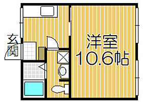 ウエストサイド 2A ｜ 福岡県古賀市花見東７丁目14-41（賃貸アパート1K・2階・30.30㎡） その2