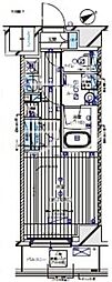 MAINSTAGE水天宮前 1Kの間取図画像