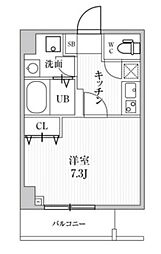 ALTERNA池袋EAST 1階1Kの間取り