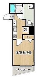 ベストステージ上福岡3丁目 1Kの間取図画像