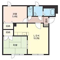 ブランネージュ 00101 ｜ 北海道札幌市白石区北郷六条８丁目5-22（賃貸アパート2LDK・1階・48.20㎡） その2