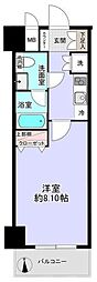 プレール・ドゥーク秋葉原2 1Kの間取図画像