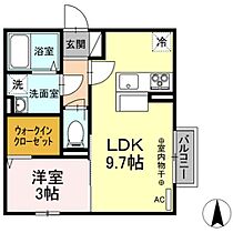 セレーノ　リリー  ｜ 新潟県上越市中央１丁目13-9（賃貸アパート1LDK・2階・32.77㎡） その2