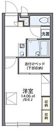 レオパレスコンフォート 1Kの間取図画像