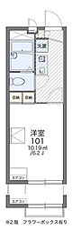 レオパレスミグニッツ 1Kの間取図画像