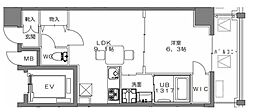 コンソラトゥール笹塚2 1LDKの間取図画像