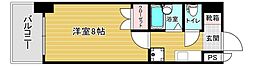 リファレンス住吉 1Kの間取図画像