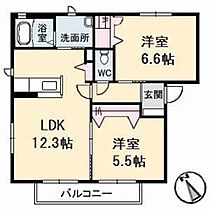 メゾン　ド　セードル　Ａ棟 A0202 ｜ 山口県防府市今市町20-3（賃貸アパート2LDK・2階・54.09㎡） その2