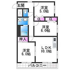 物件の間取り