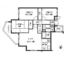 エクセルエヌ・ケー 3LDKの間取図画像