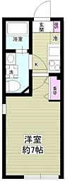 コートヤード西永福 1階1Kの間取り