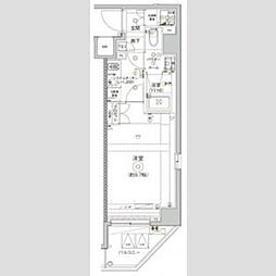 クレヴィスタ練馬平和台 1Kの間取図画像