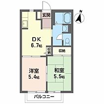 グラン・シャンテ 101 ｜ 福島県西白河郡西郷村大字小田倉字小田倉原24（賃貸アパート2DK・1階・40.00㎡） その2