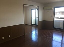 ハーヴェストヒルズ B 3階2LDKのリビング/ダイニング